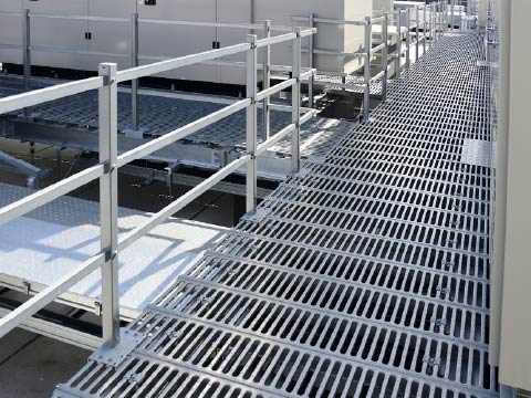 有孔鋼板工事・エキスパンド工事イメージ